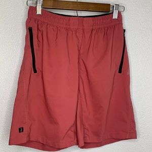 Decathlon Domyos FST 120 Training Shorts Dark Pink Size Small